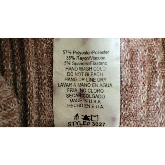 Top Chic medium Brown long sleeve cowl neck sweater dress - Picture 4 of 4